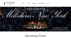 Desktop Screenshot of chinesemusicensemble.org